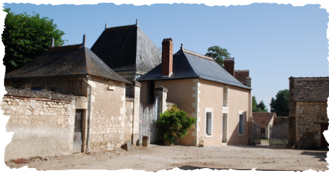 Entrée du gîte de la Ferme de La Roche Amenon.